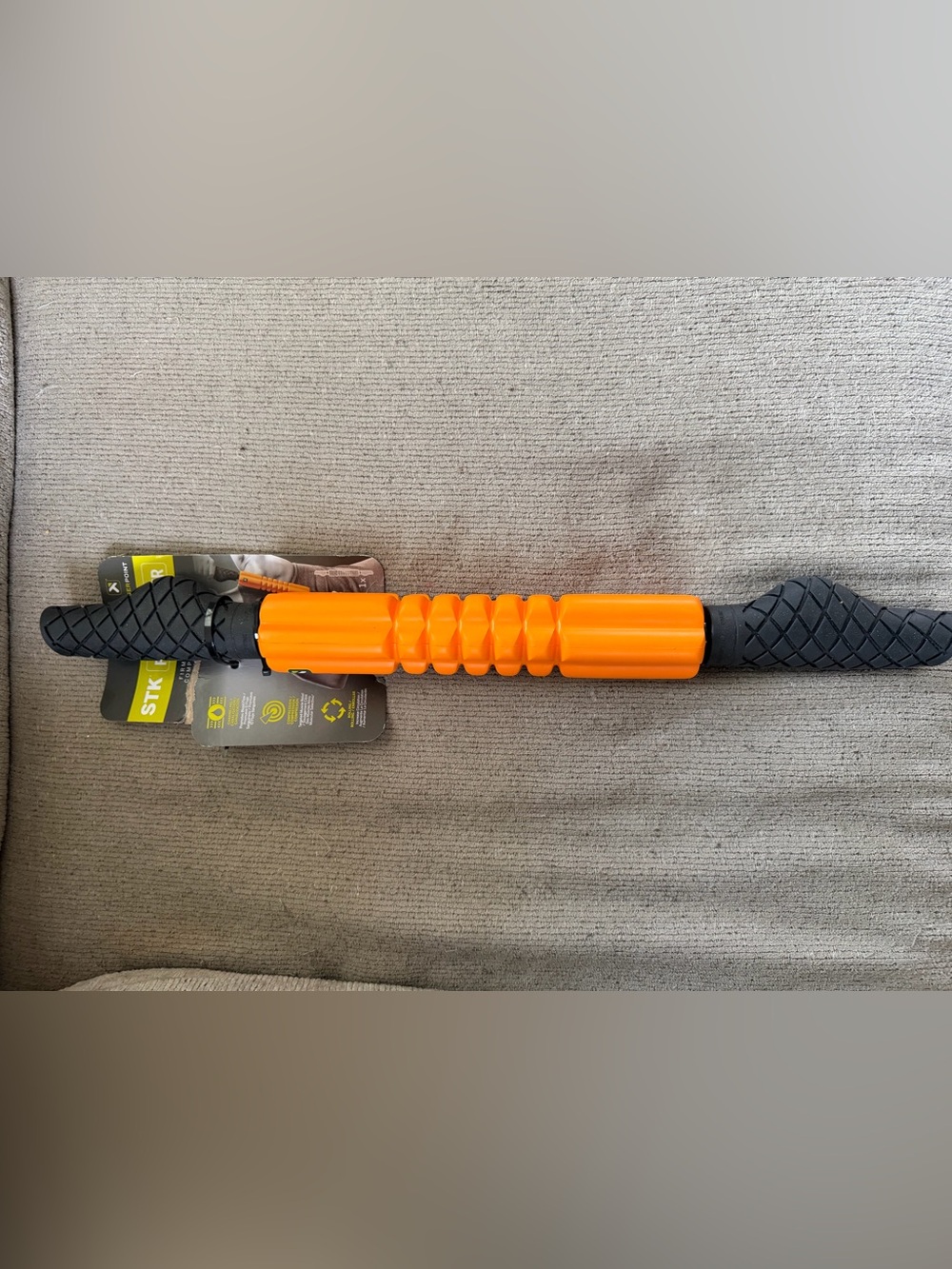 Textured Foam Roller in Bright Orange